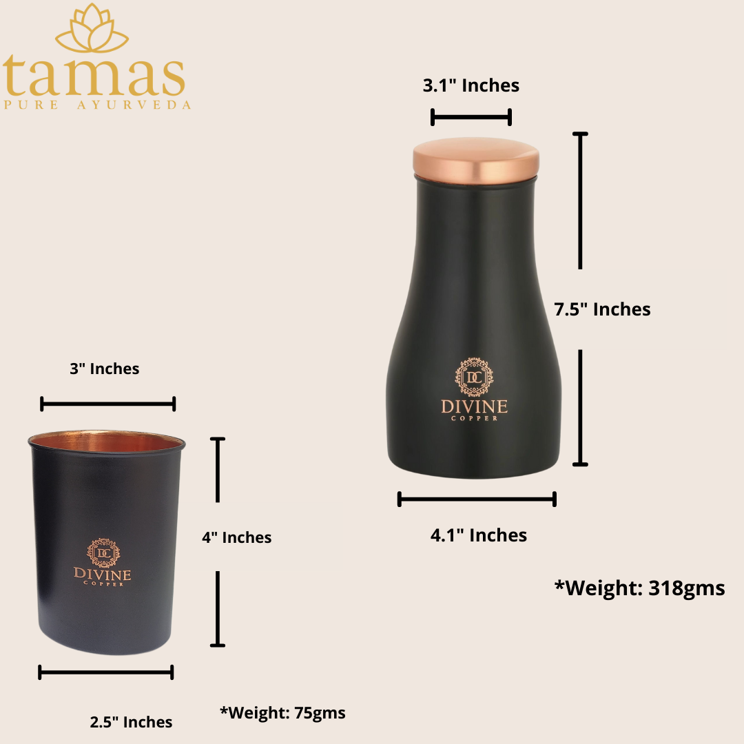 BLACK WATER JAR DIVINE GIFT BOX COPPER