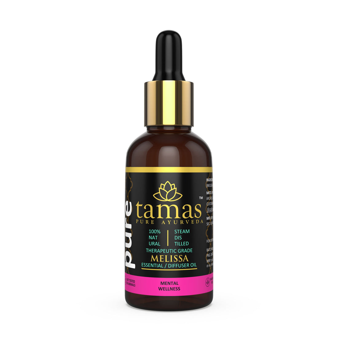 Melissa Essential Oil (Melissa Officinalis):- Therapeutic Grade|100% Natural (15ml)