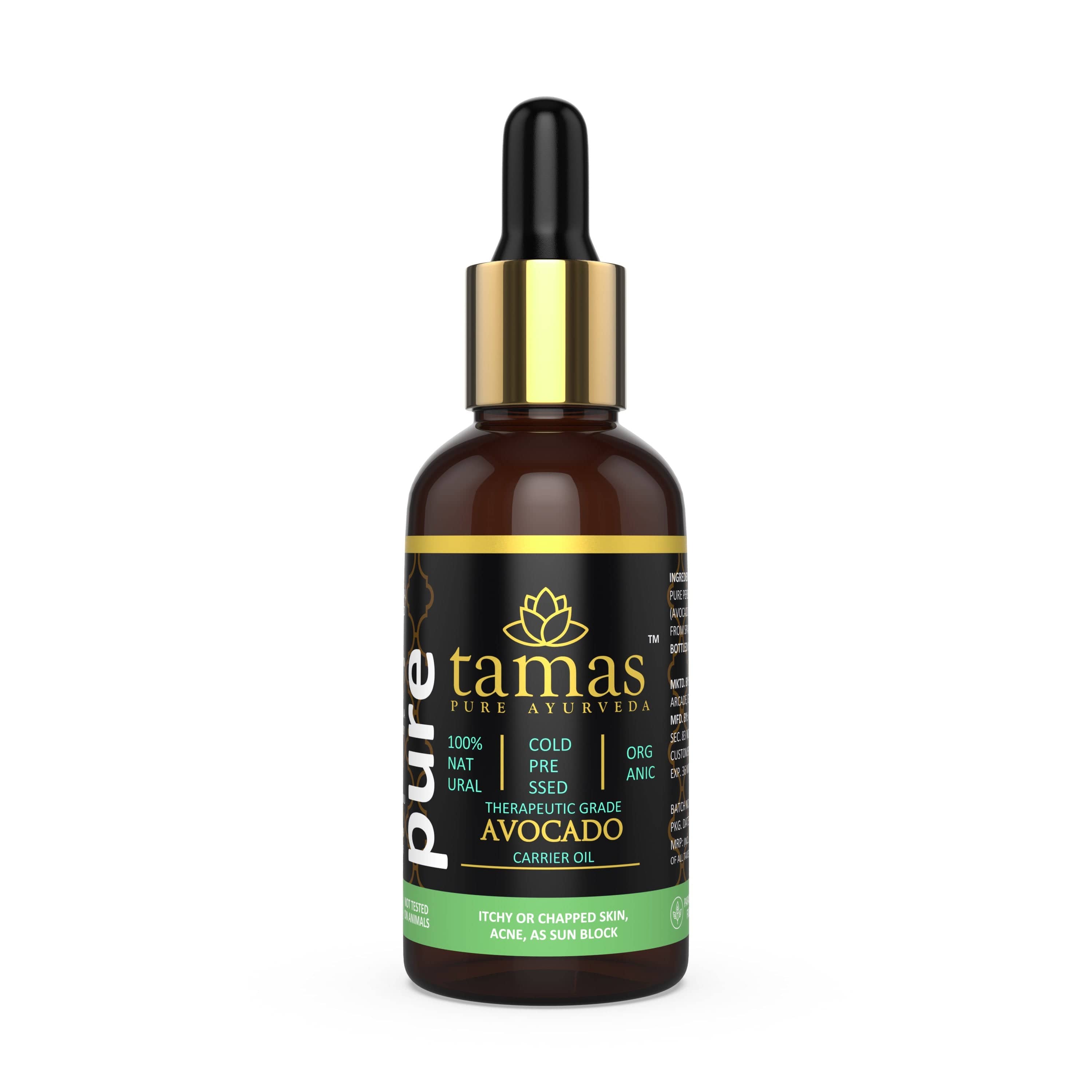 Organic Avocado Cold-Pressed Oil (Persea Gratissima)