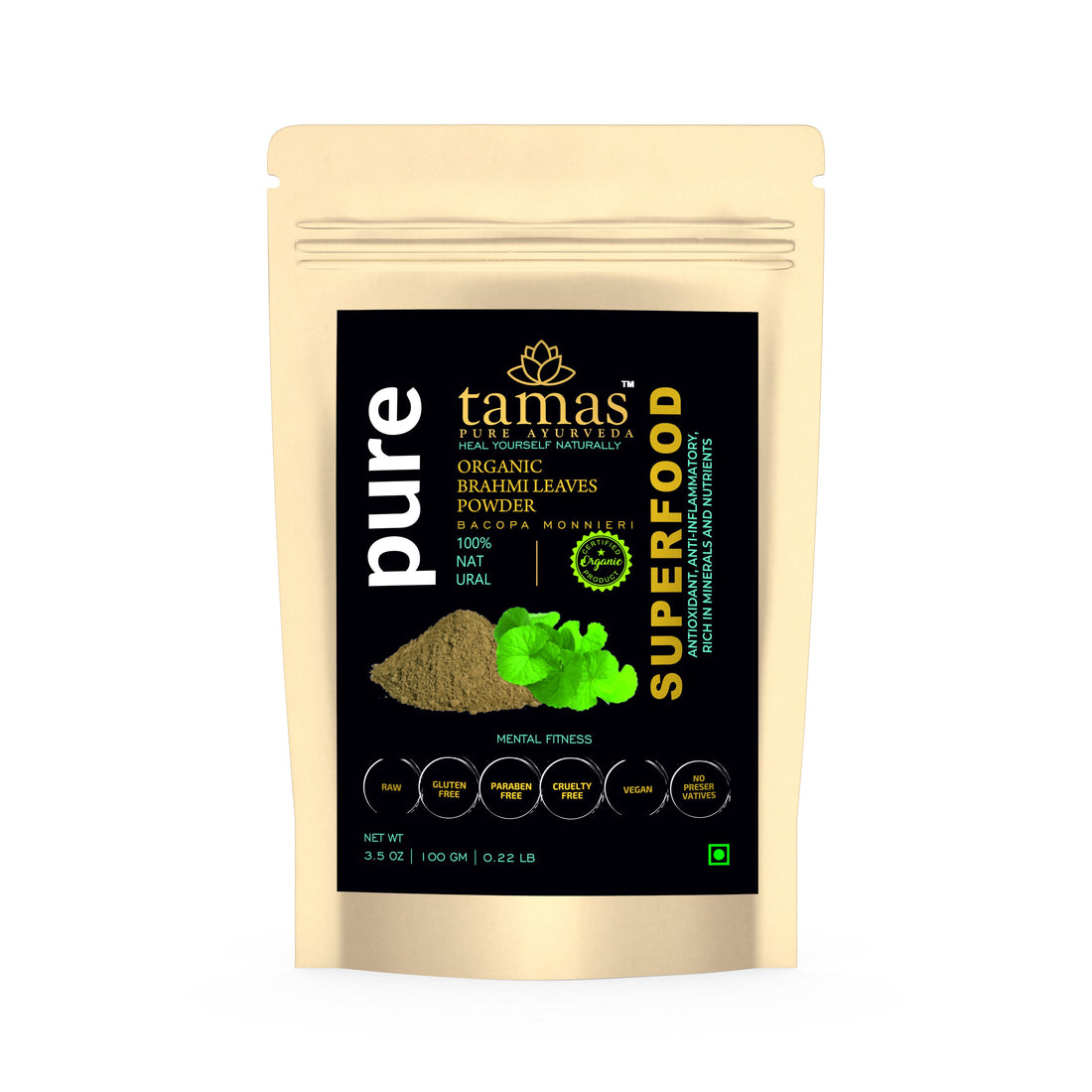 Brahmi Leaves (Bacopa Monnier) Powder