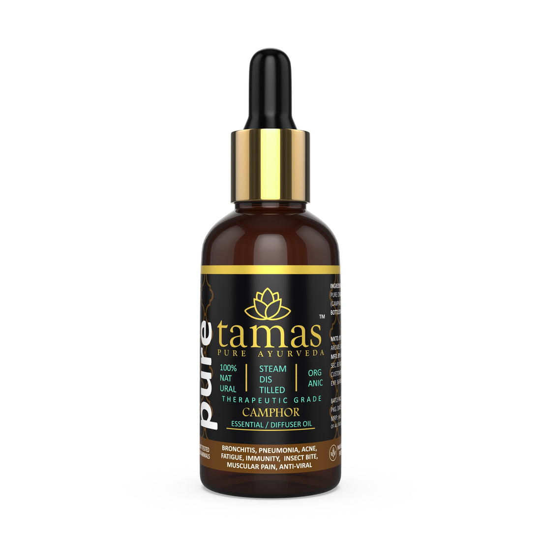 Organic Camphor Essential Oil (Cinnamomum Camphora)