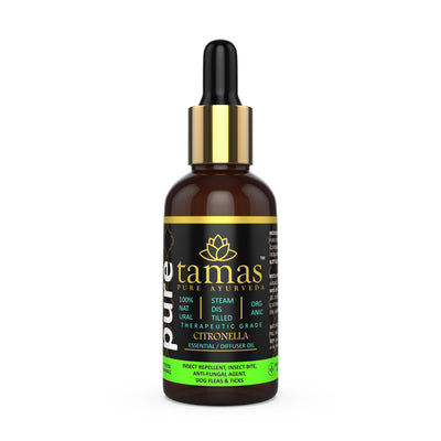 Organic Citronella Essential Oil (Cymbopogon Nardus):- Therapeutic Grade|USDA|100% Natural (15ml) (30ml)