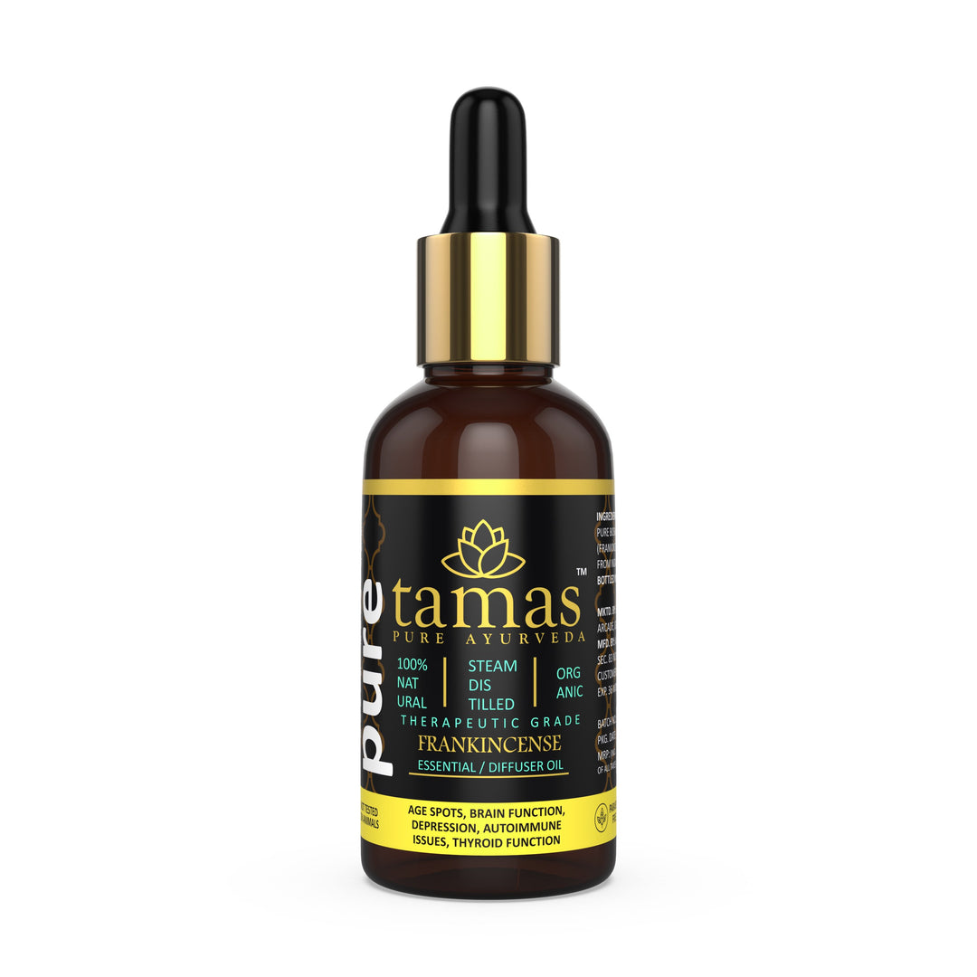 Organic Frankincense Essential Oil (Boswellia Carteri):- Therapeutic Grade|USDA|100% Natural (15ml) (30ml)