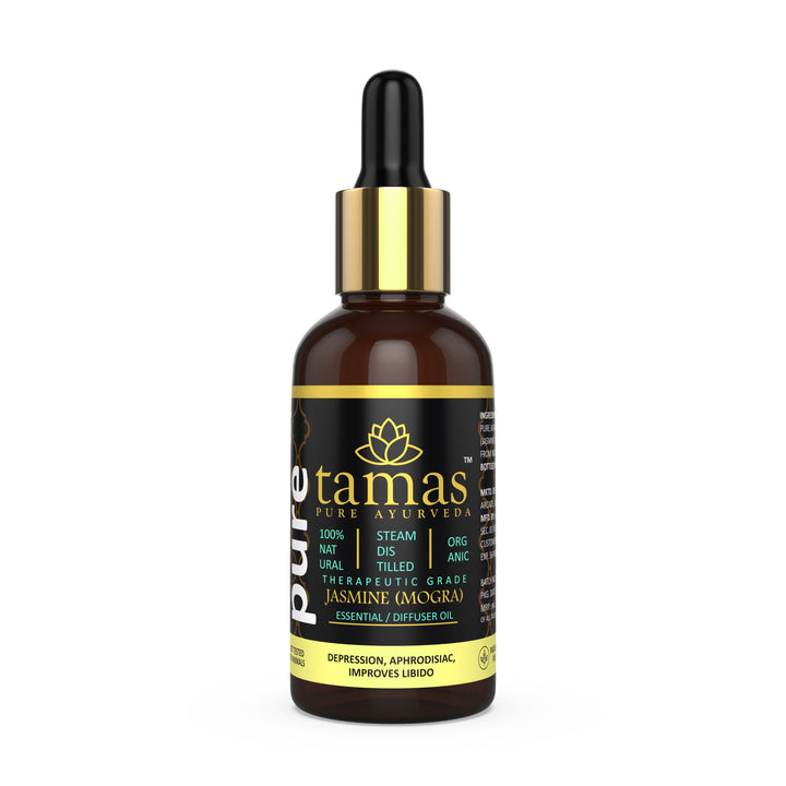 Organic Jasmine Essential Oil (Jasminum Gradiflora):- Therapeutic Grade|USDA|100% Natural (15ml) (30ml)