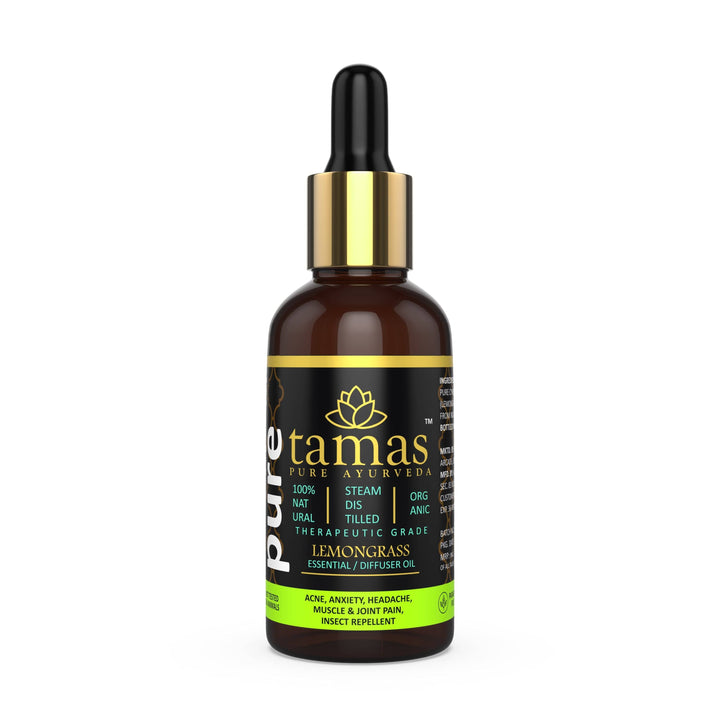 Organic Lemongrass Essential Oil (Cymbopogon)