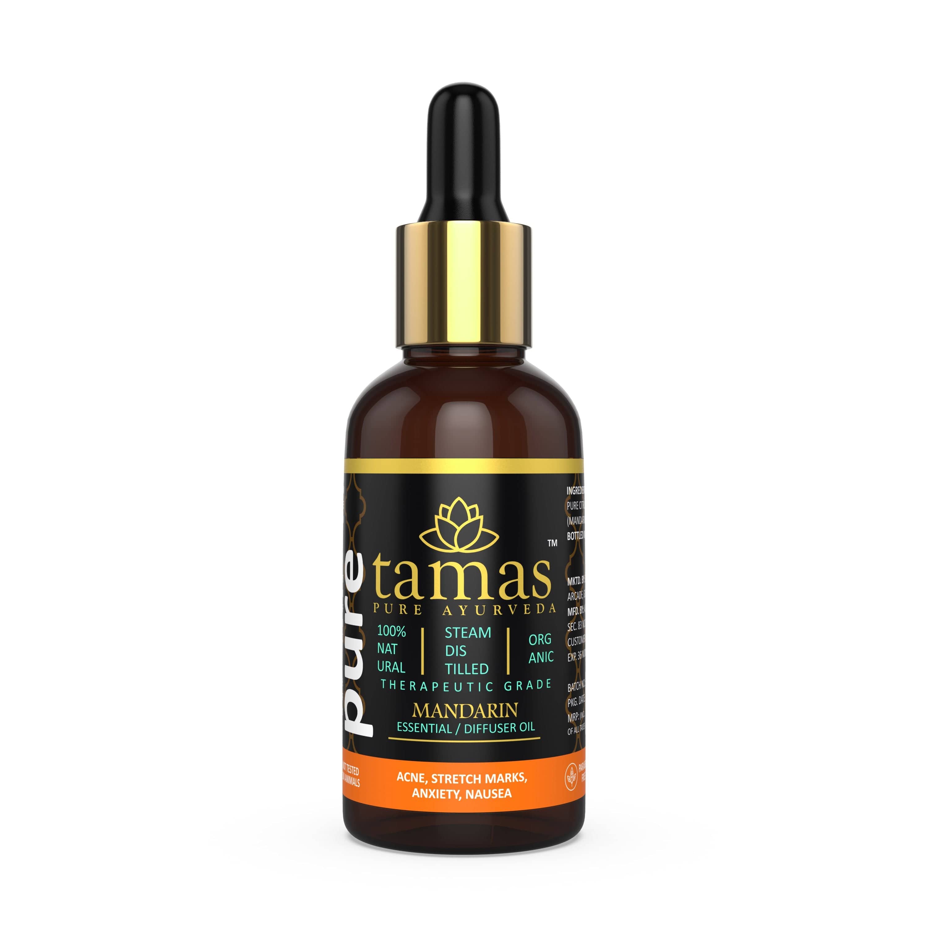 Organic Mandarin Essential Oil (Citrus Reticulata)