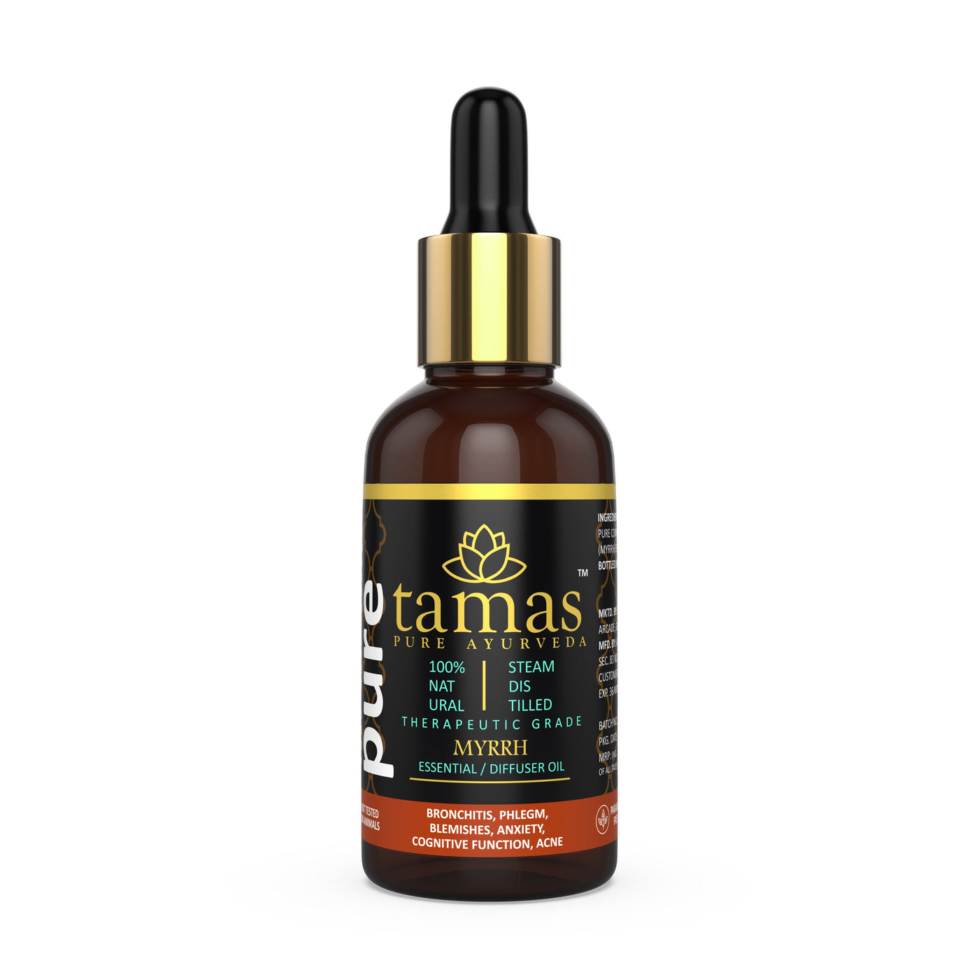 Myrrh Essential Oil (Commiphora Myrrha):- Therapeutic Grade|100% Natural (15ml) (30ml)