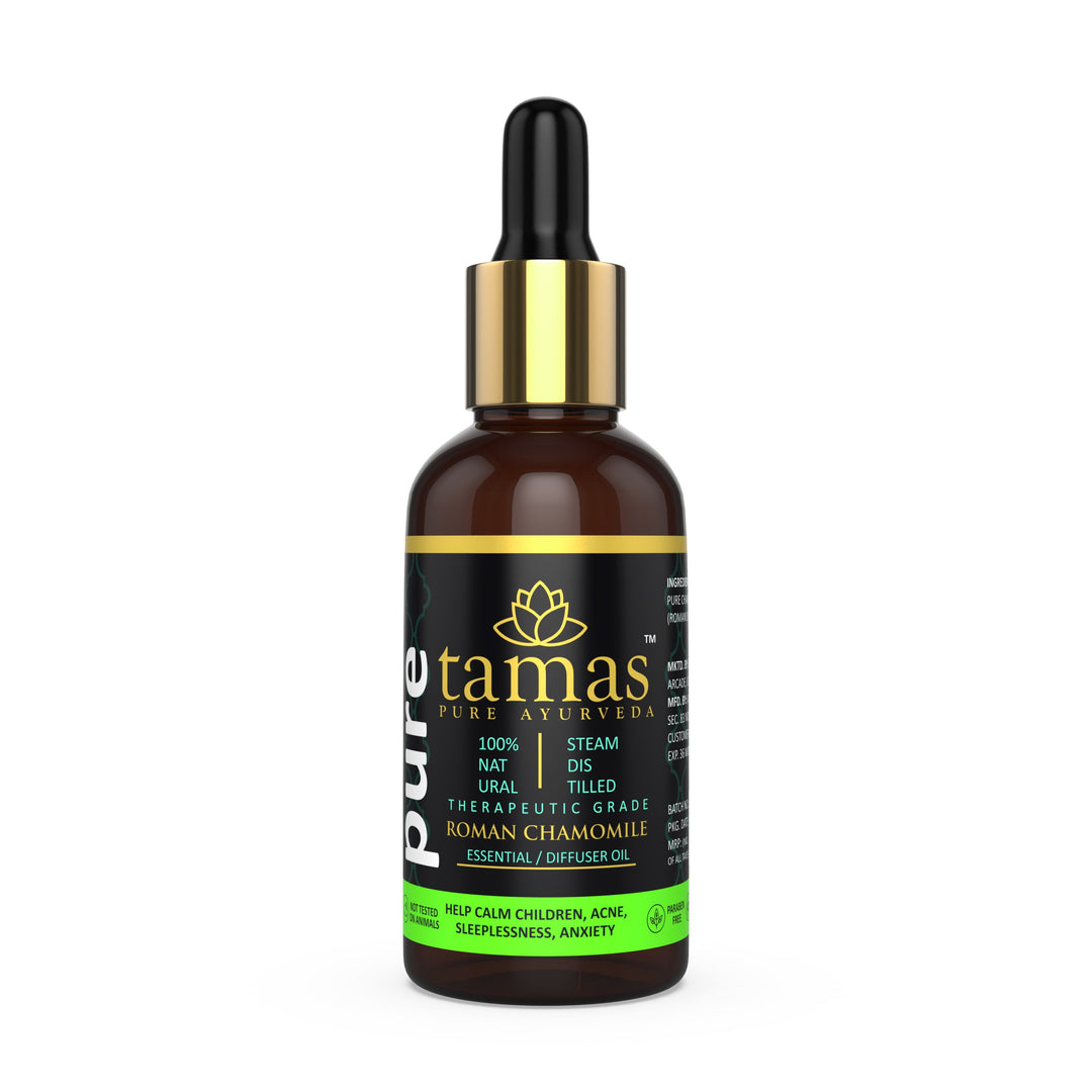 Roman Chamomile Essential Oil (Chamaemelum Nobile):- Therapeutic Grade|100% Natural (15ml)