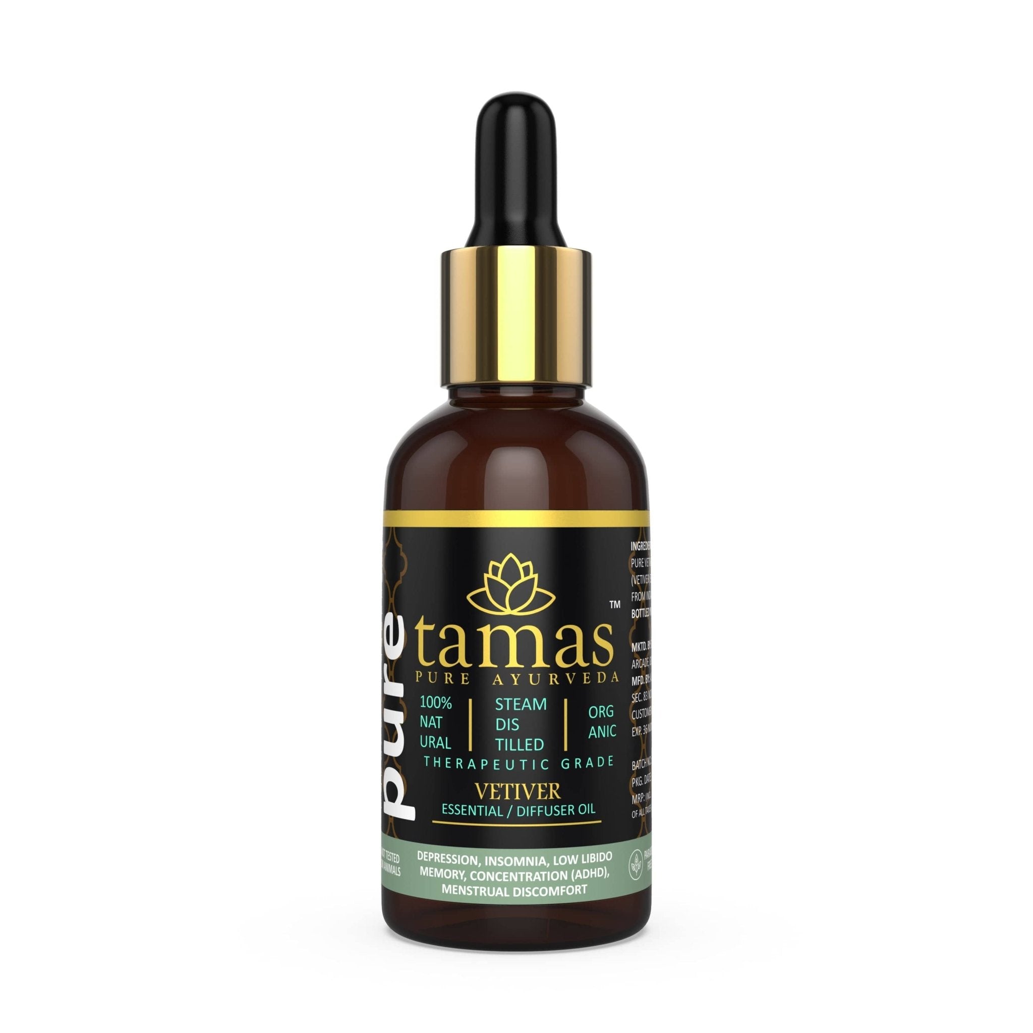 Organic Vetiver Essential Oil (Vetiveria Zizanioides)