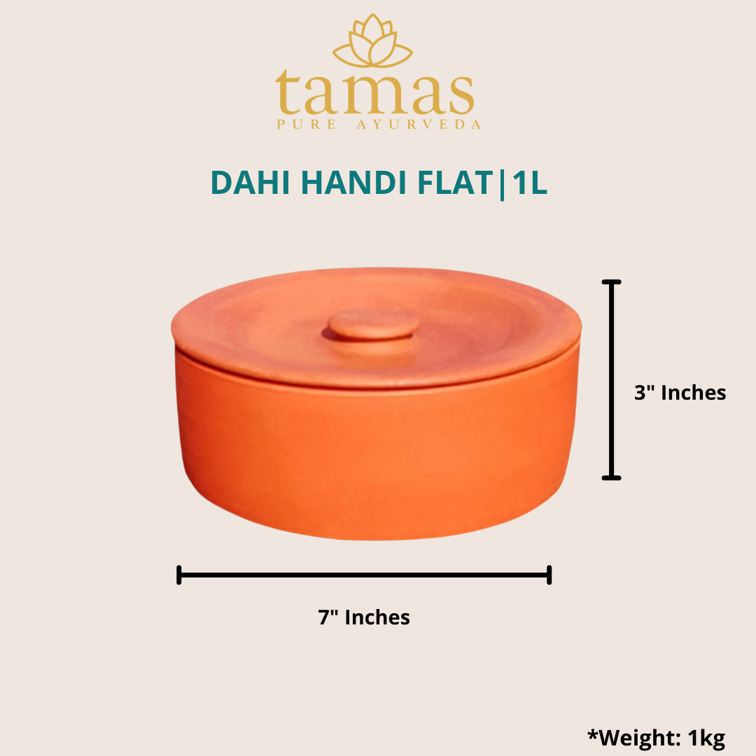 HANDMADE (CLAY/ TERRACOTTA) DAHI HANDI